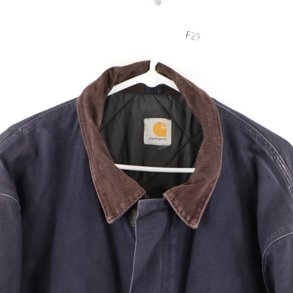 Vintage Carhartt Corduroy Collar Insulated Jacket - Picture 2 of 11